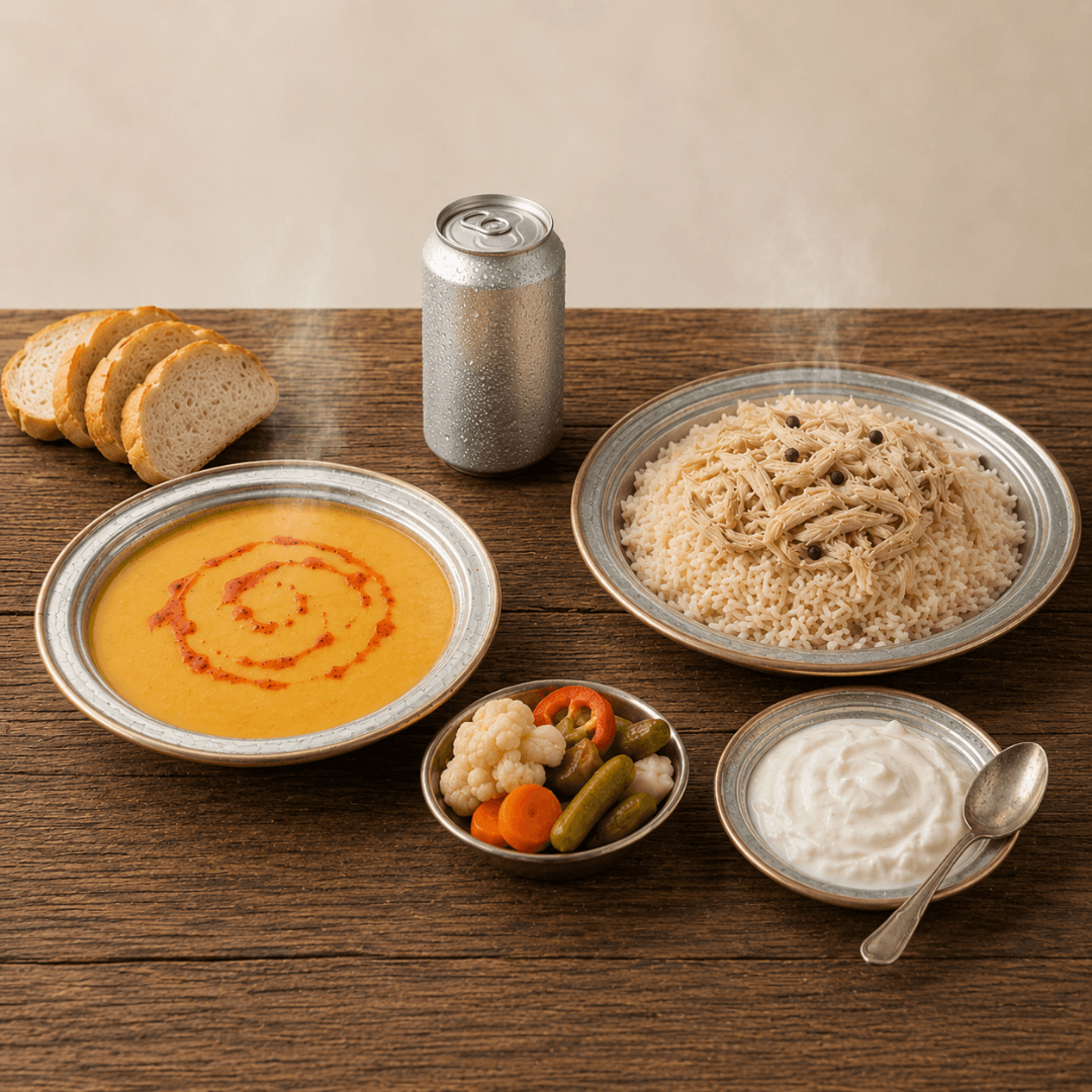 Çorbalı Tavuklu Pilav Large Menü